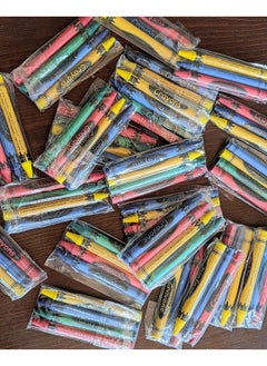 CrayonKing CrayonKing 25 Sets of 4-Packs (100 Bulk Crayons) - Non-Toxic, Individually Wrapped, Perfect for Parties, Restaurants, Classrooms & More  - Image 2