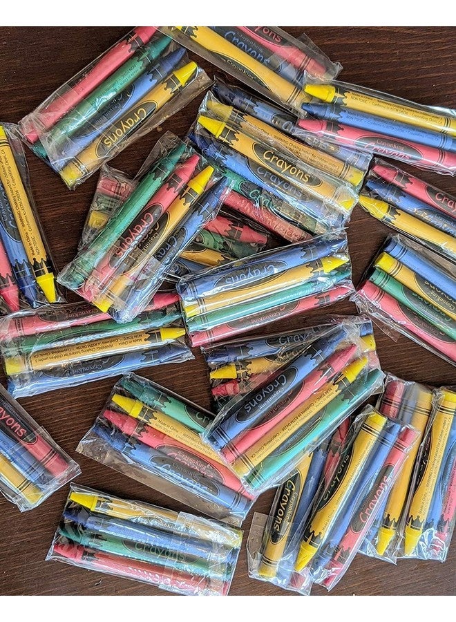 CrayonKing 25 Sets of 4-Packs (100 Bulk Crayons) - Non-Toxic, Individually Wrapped, Perfect for Parties, Restaurants, Classrooms & More - Image 2