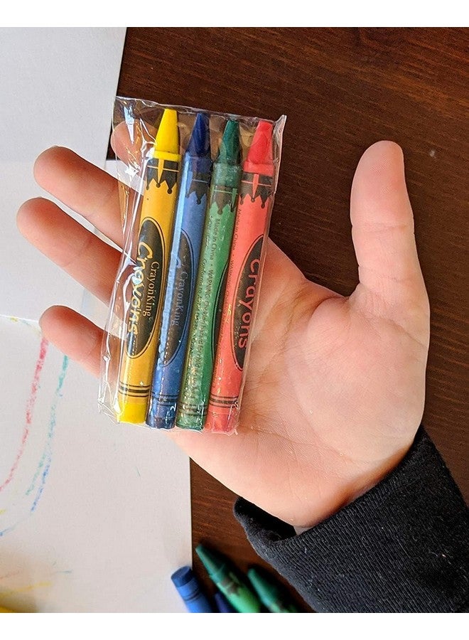 CrayonKing 25 Sets of 4-Packs (100 Bulk Crayons) - Non-Toxic, Individually Wrapped, Perfect for Parties, Restaurants, Classrooms & More - Image 3