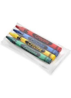 CrayonKing CrayonKing 25 Sets of 4-Packs (100 Bulk Crayons) - Non-Toxic, Individually Wrapped, Perfect for Parties, Restaurants, Classrooms & More  - Image 1