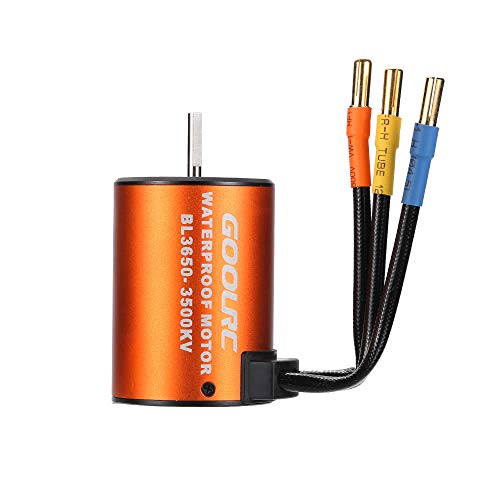 GoolRC محرك جوجل آر سي المائي المحسن 3650 3500KV بدون فرش مع مجموعة كومبو 60A لسيارة شاحنة RC 1/10 - Image 5