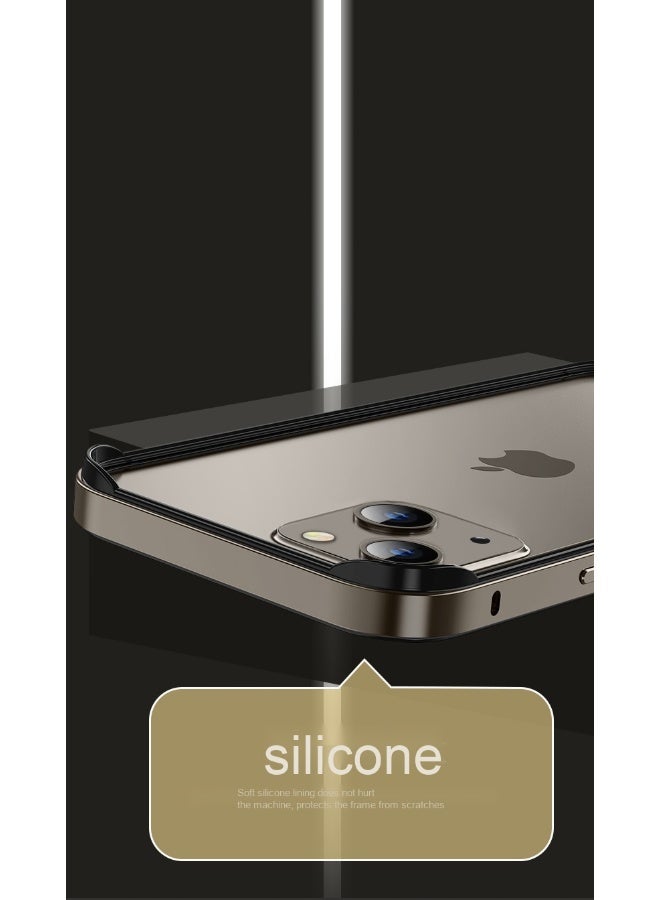 Anna Straight Edge Shockproof Aluminum Alloy Metal Frame for iPhone Case - Image 4