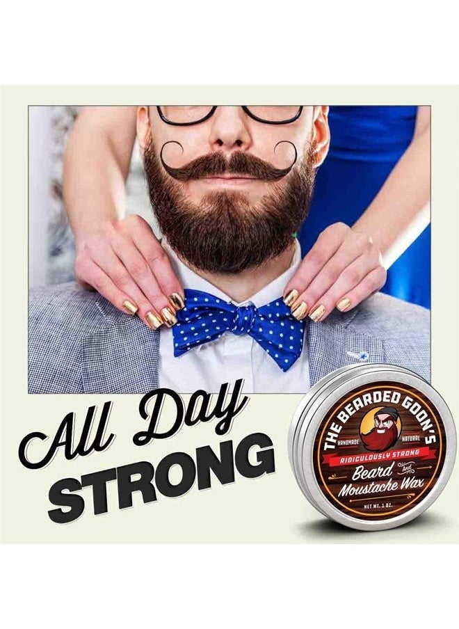 's Ridiculously Strong Beard and Handlebar Mustache Wax - 1oz (30ml)