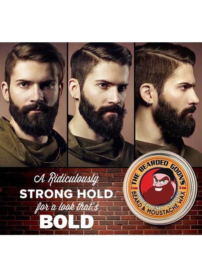 's Ridiculously Strong Beard and Handlebar Mustache Wax - 1oz (30ml)