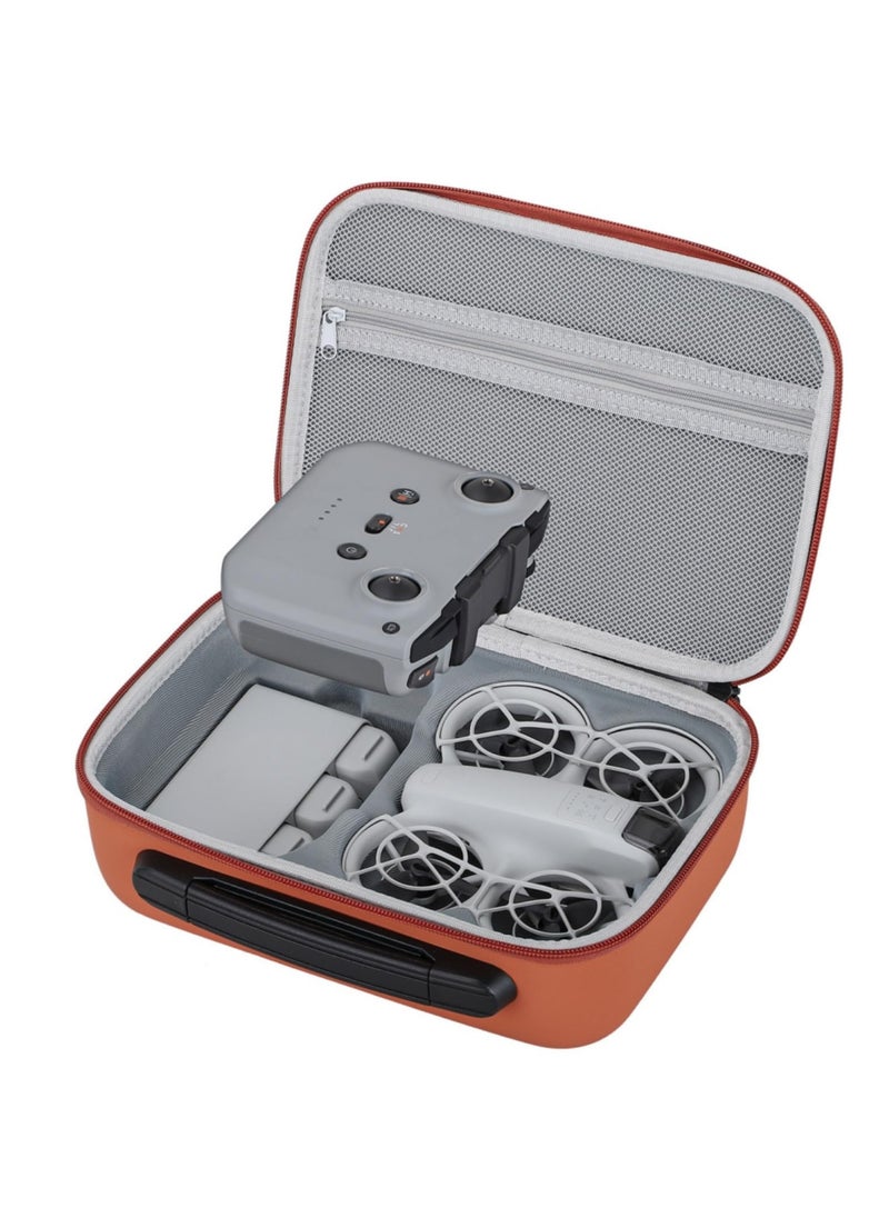 Generic Carrying Case For DJI NEO Porable Travel Storage Bag for DJI NEO Drone Aceessories (for DJI NEO Fly More Combo -Orange)  - Image 1