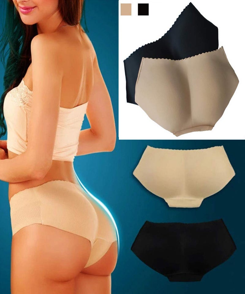 Sliot Women Butt Pads Enhancer Panties Padded Hip Underwear Shapewear Butts Lifter Lift Panty Seamless Fake Padding Briefs (Black, M) - Image 5