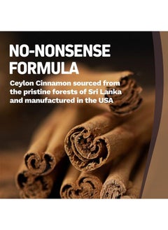 Herbtonics Premium Ceylon Cinnamon Capsules - Effective Cinnamon Pills for Enhanced Well-Being - 1500mg Ceylon Cinnamon Supplement Supports Daily Health- 120 Vegetarian Capsules  - Image 2