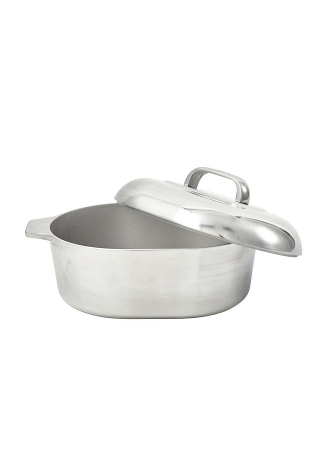 Imusa IMUSA 13in H. Cajun Cast Aluminum Oval Roaster with Lid  - Image 1