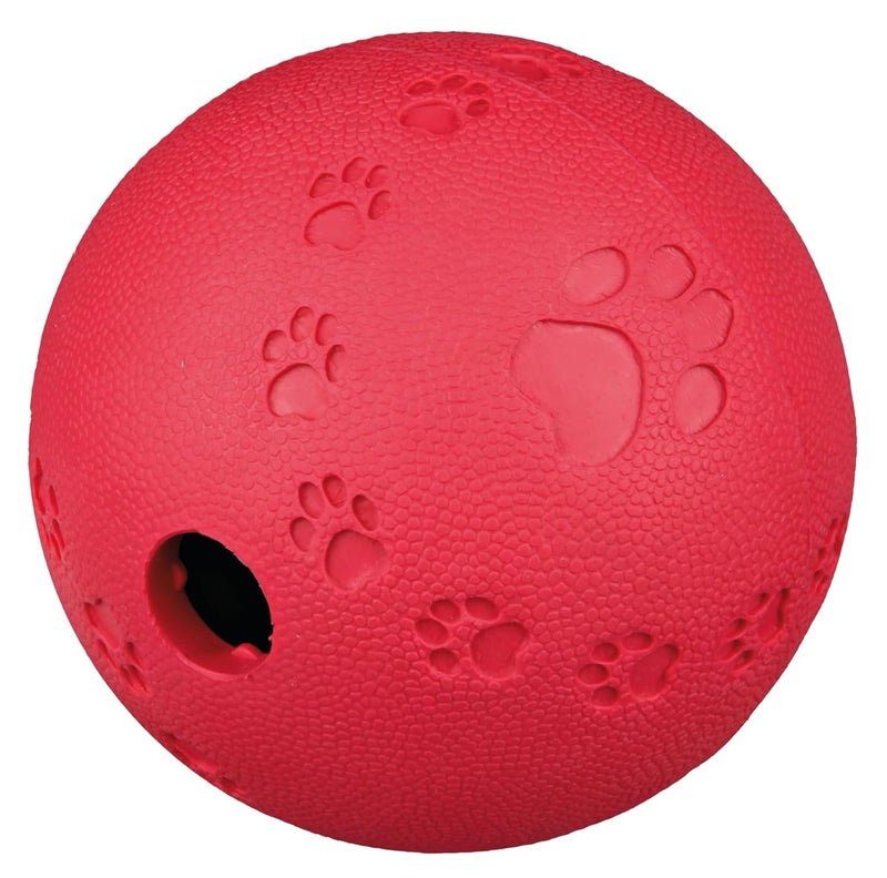 Trixie Snacks Ball Dog Toy, Level 2 Interactive Treat Dispenser Feeding Toy for Pets, Rubber, Quiet Rolling - Keeps Dogs Active & Entertained – S, ø 7 cm, Color May Vary - Image 4