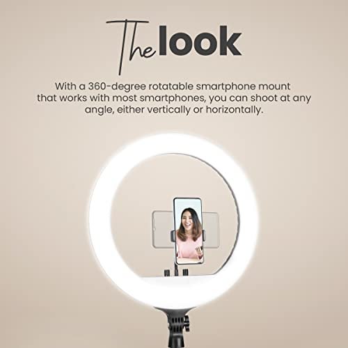 DIGITEK (DRL-18RT) Profesional LED Ring Light with Remote Control, Runs on AC Power with No Shadow apertures, Ideal use for Makeup Artist, Video Shoot, Fashion Photography & Many More - Image 3