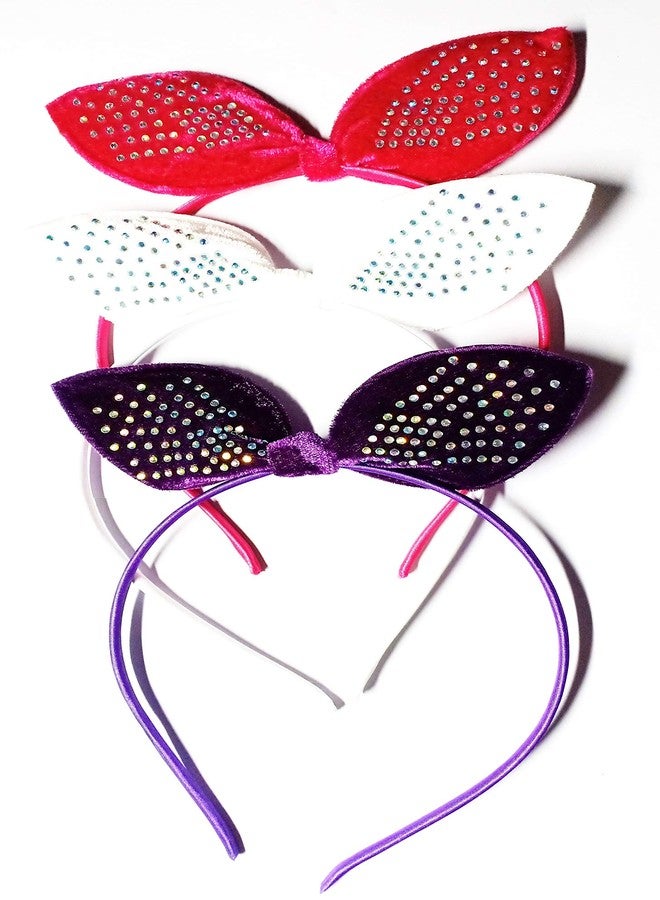 Drishti® Fancy Hair Band for Girl (Multicolour) Pack of-3 - Image 2