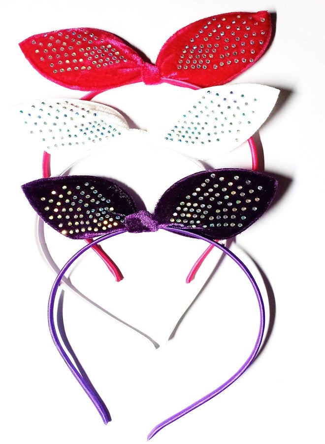 Drishti® Fancy Hair Band for Girl (Multicolour) Pack of-3 - Image 1