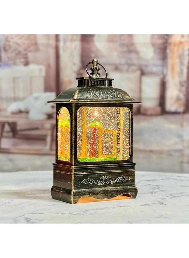 DYD – Flat LED Water Globe with Dubai Frame, Burjkhalifa & Palm Tree | Ambient Light for Home Decor, Office, Souvenir or Gift, Bronze, GMXDB003-3 By DYD Delights - Image 3
