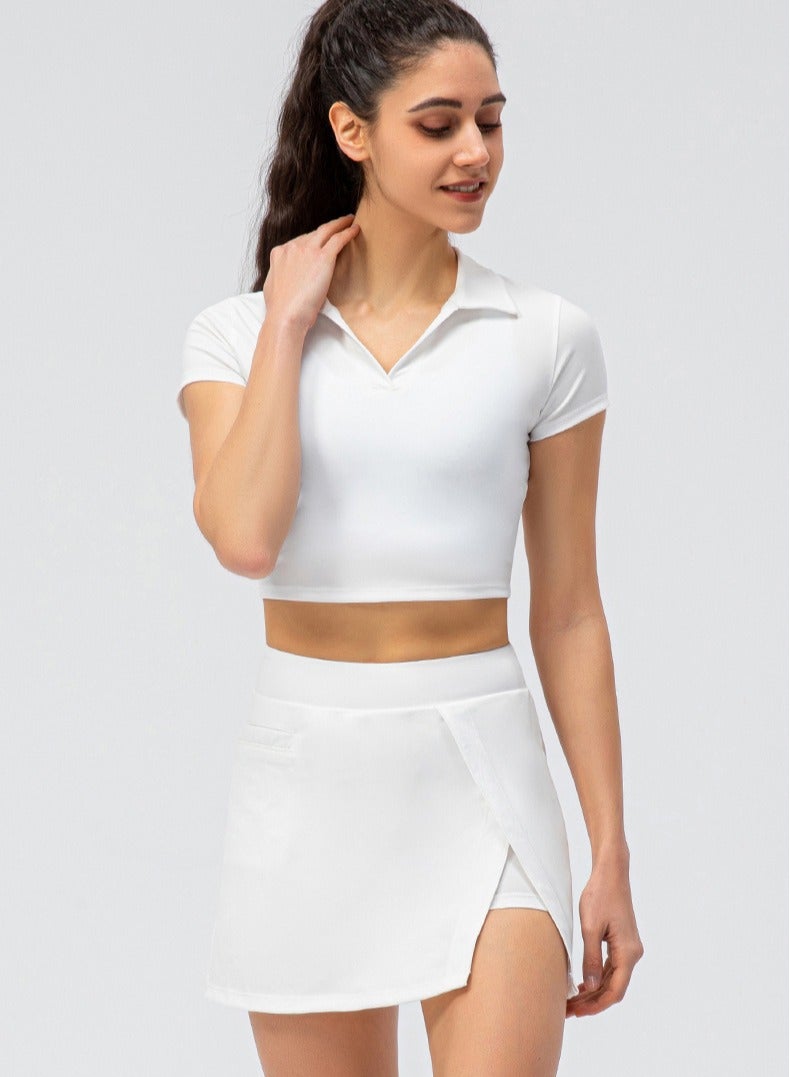 Loquat Ladies Running Sport Two Skirt Suit  - Image 3