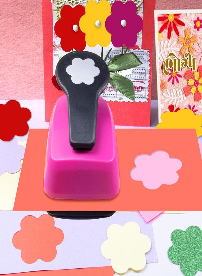 HKKYO مثقب ورق HKKYO مقاس 2 بوصة على شكل زهرة، مثاقب يدوية - Image 3