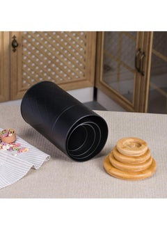 Y&D Metal Reticulated Coffee Storage Bamboo Lid 4-piece Sealed Jar  - Image 2