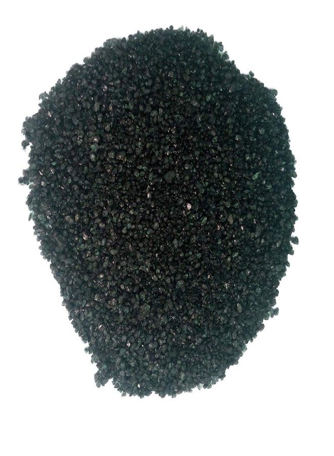Ohhsome 1Kg Black Fine Sand Natural Pebbles Super Small Shiny Smooth Stones Marble for Home Fish Tanks Garden Aquarium & Décor [1Kg] - Image 1