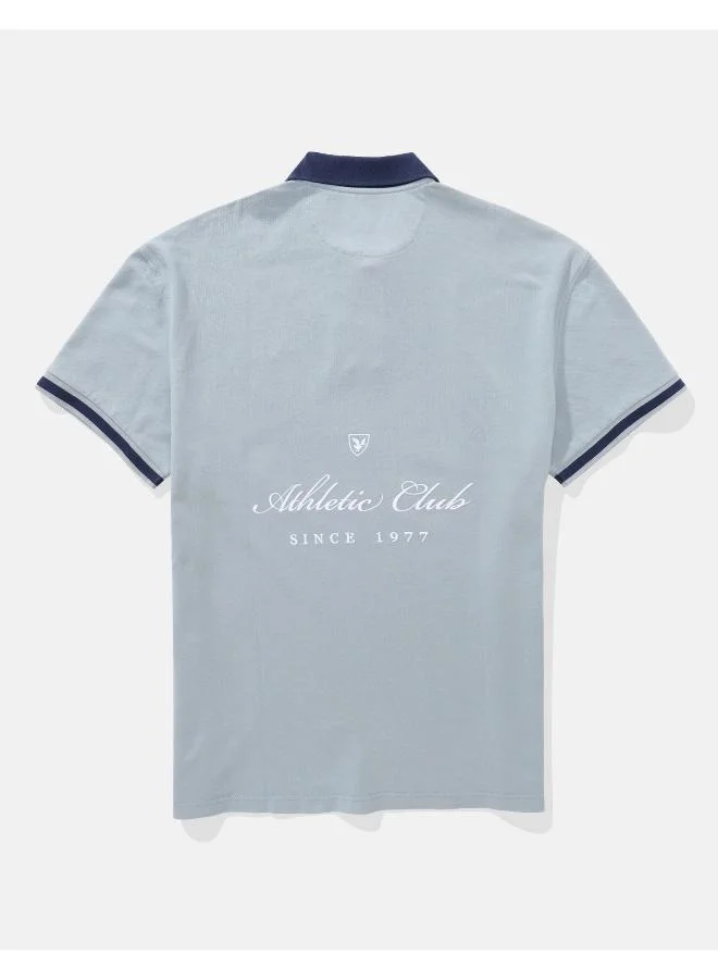 American Eagle AE Logo Polo Shirt
