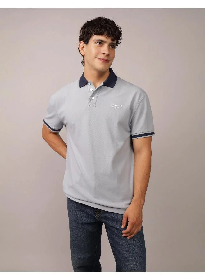 American Eagle AE Logo Polo Shirt