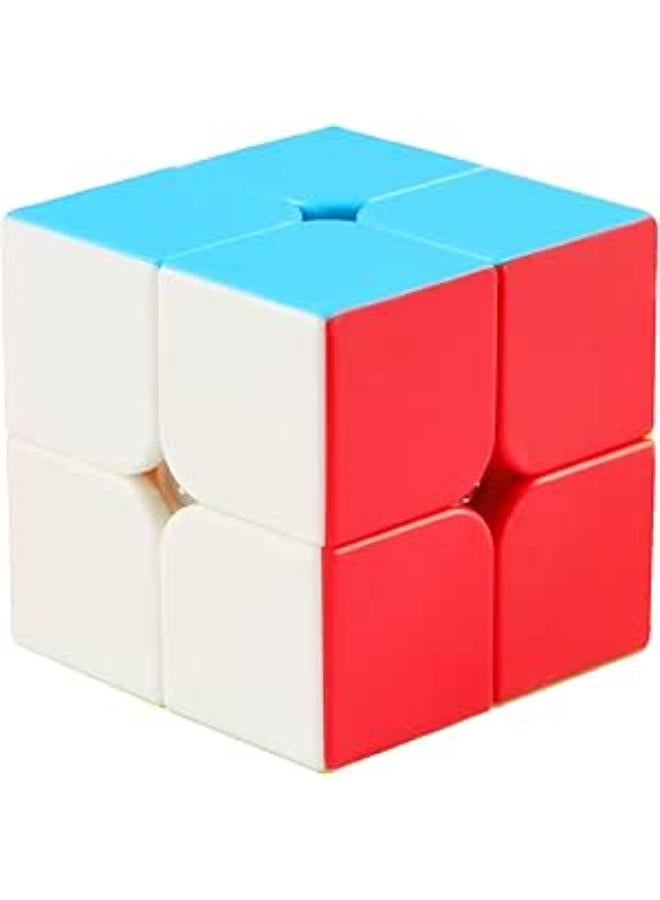 مكعب كوجا السحري ٢×٢، مكعب سحري سريع ٢×٢×٢، ألعاب سرعة سلسة مقاومة للملصقات للبنات والأولاد