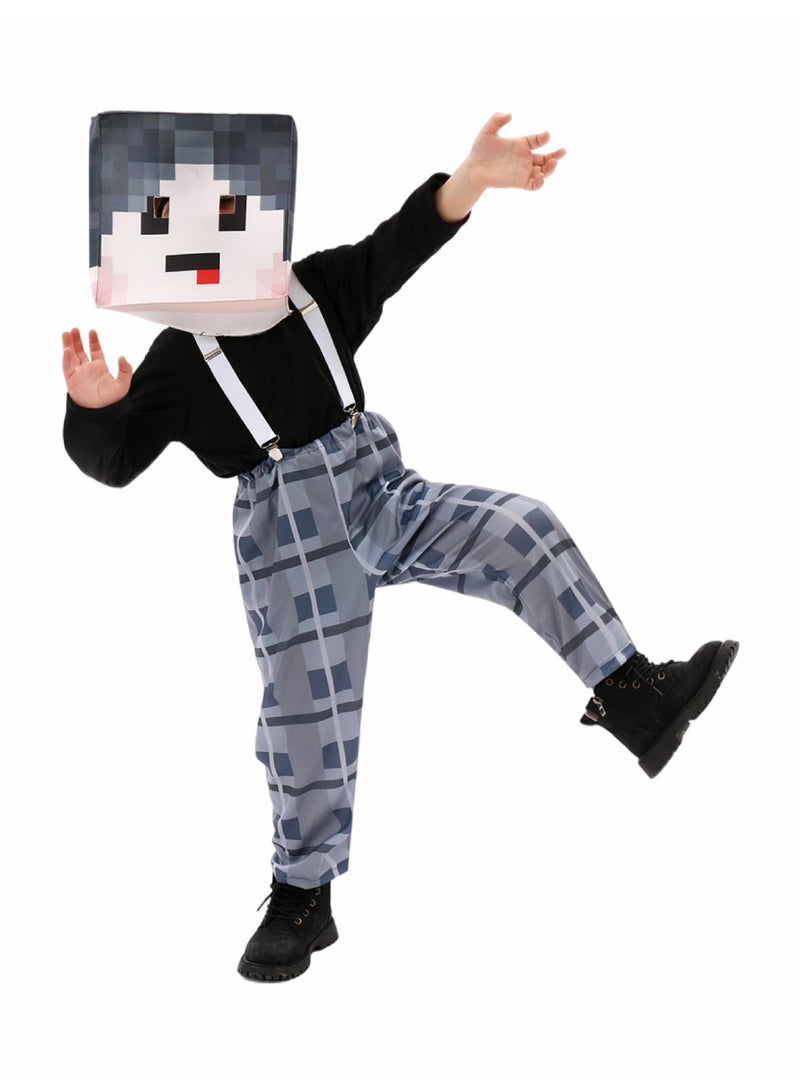 Disguise Minecraft  Costume  Official Deluxe Minecraft Costume or Kids With Headpiece and Jumpsuit  Child Pretend Play and Party Costume For Festivals - Image 1