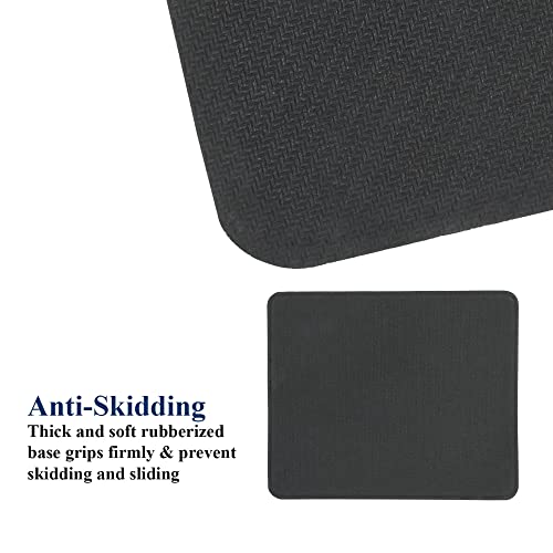 Meffort Inc Gaming Mouse Pad - Non-Slip Rubber Base, Smooth Surface for Precise Mouse Control, Ideal for Laptop, Office Use - 9.5 x 7.9 Inch - Almond Blossoming - Image 4