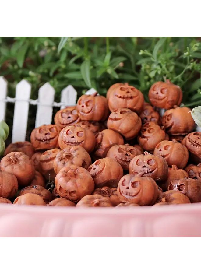 20pcs Halloween Pumpkin Head Decorations With Facial Features for Indoor Outdoor Party - Image 5
