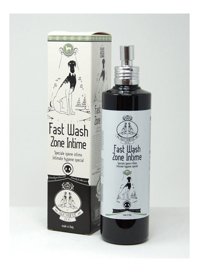 Aromiere Dog Fast Wash Zone Intime  (Dry Shampoo Waterless) 250 ml (8.45 oz)  size  Made in Italy 