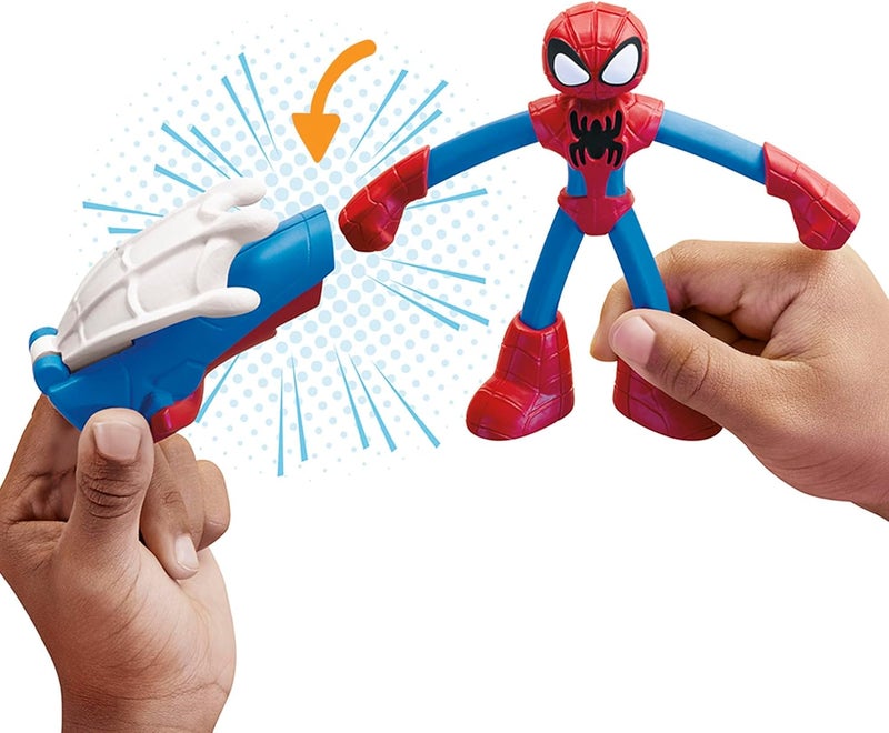 Play-Doh 0Marvel Spider-Man Thwip Squisher Set with Bendy Action Figure - Image 4
