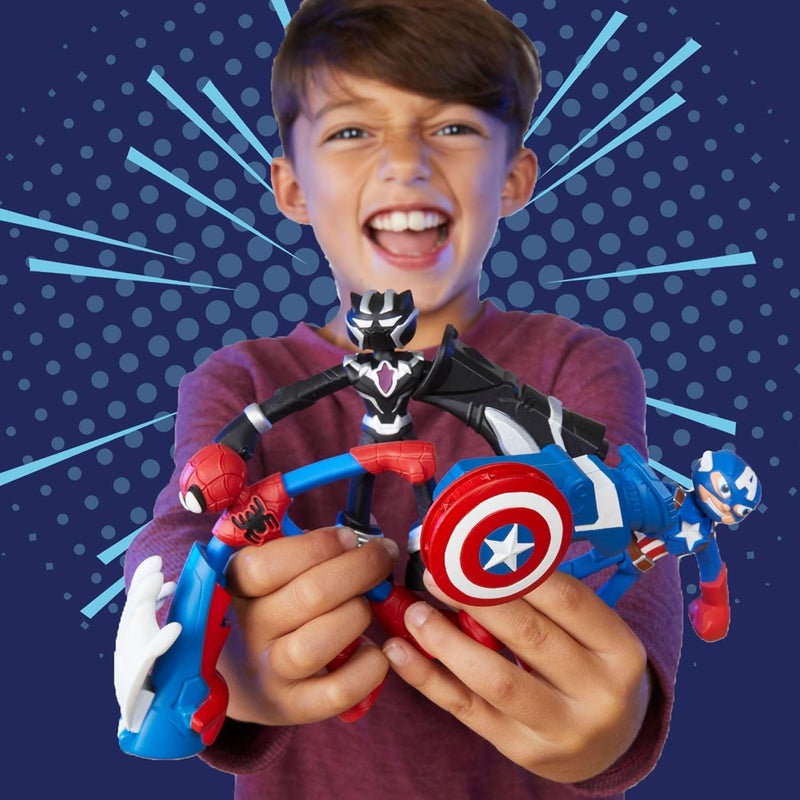 Play-Doh 0Marvel Spider-Man Thwip Squisher Set with Bendy Action Figure - Image 5