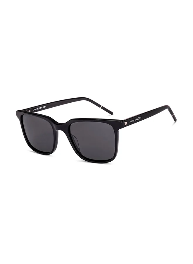 John Jacobs Transparent Orange Grey Full Rim Round John Jacobs JJ Tints JJ S17337-C2 Polarized Sunglasses