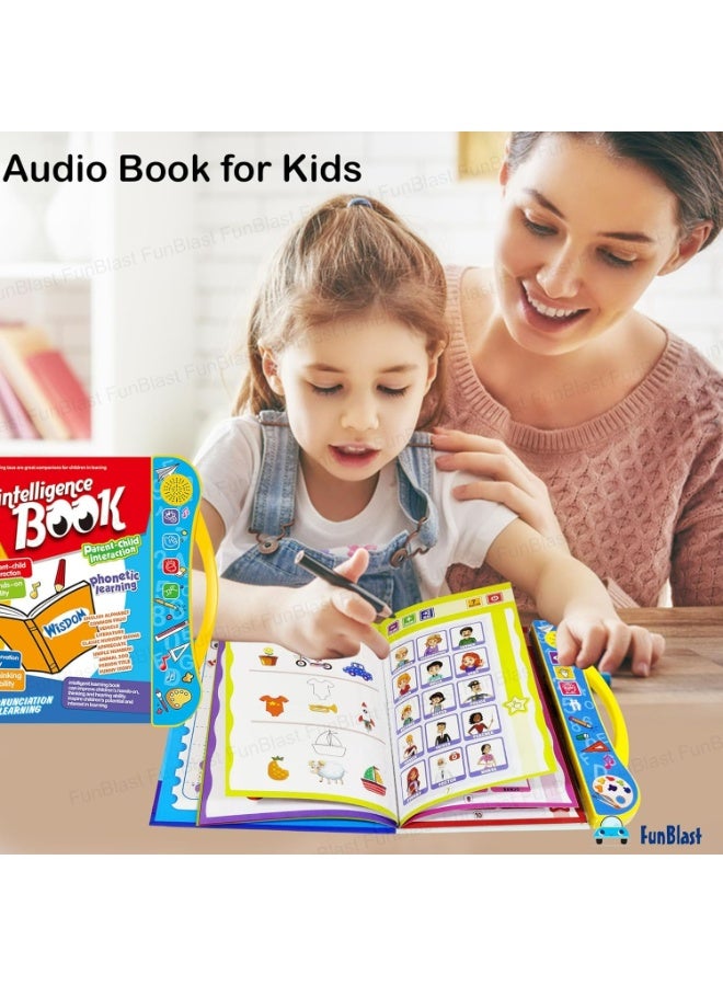 كتاب فني بلاست التعليمي الناطق للأطفال - العاب تفاعلية لتعليم الحروف والأرقام والمنطق بالصوت - للأطفال من سن 3 سنوات - Image 3