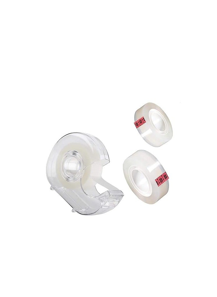 Flamingo 4-Roll Self Adhesive Crystal Clear Tape With Tape Dispenser 19MM×25Yard - Image 4