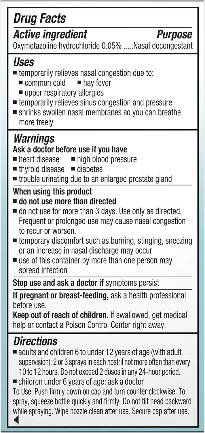 Afrin Severe Congestion Nasal Spray 15 mL Pack of 9 - Image 2