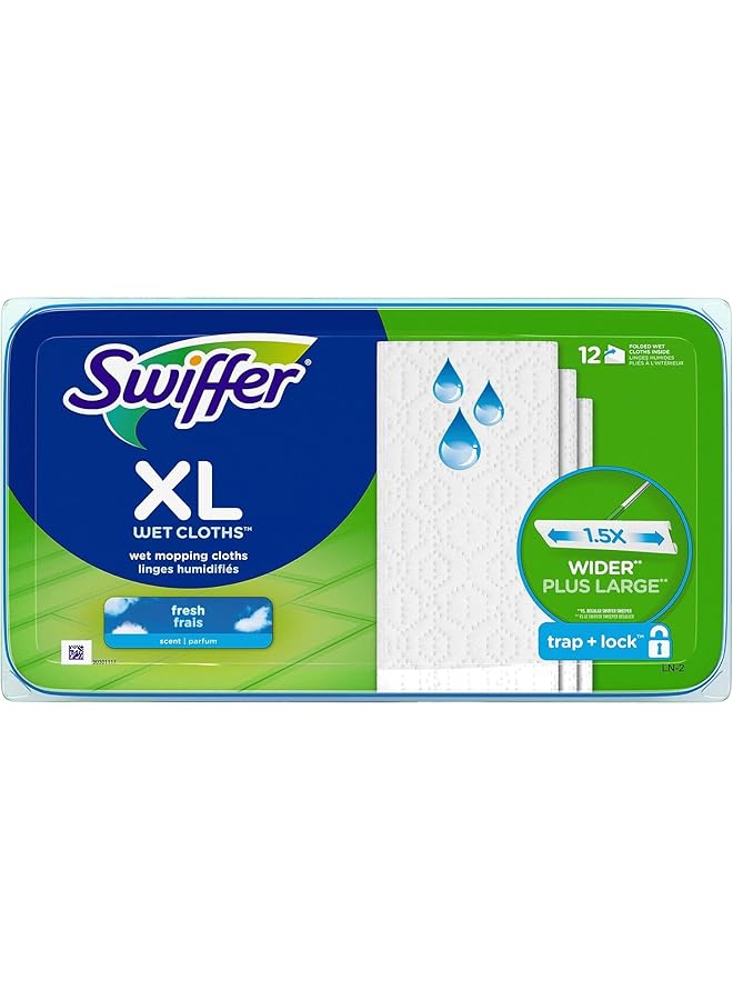 Swiffer حزمة إعادة تعبئة سوفر كبيرة الحجم مبللة من 12 - Image 1