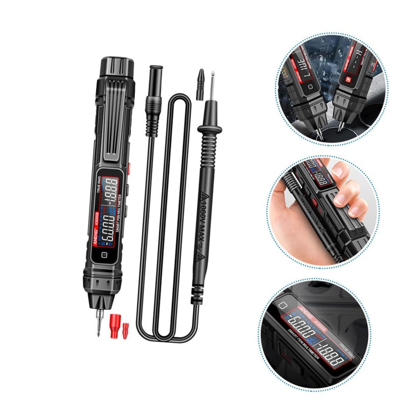 Digital Multimeter Pen Voltage Tester Portable Pocket Size for Resistance Frequency Continuity Testing - Image 4