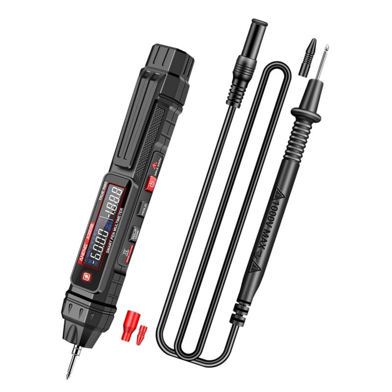 Digital Multimeter Pen Voltage Tester Portable Pocket Size for Resistance Frequency Continuity Testing - Image 2