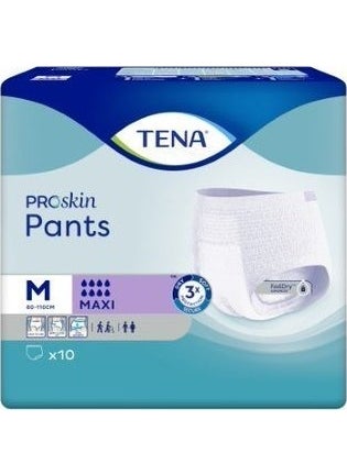 Tena - Maxi 8 Damla M Size Absorbent Panty Patient Diaper 10pcs Medium - Image 1
