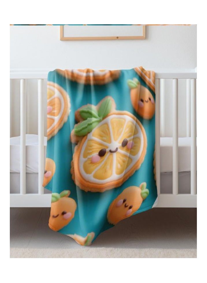 عام بطانية رقيقة من الفانيلا الكرتونية للأطفال أو الطلاب (دافئة ومريحة ومناسبة للنوم والألعاب) 100 سم * 150 سم - 513 - Image 5