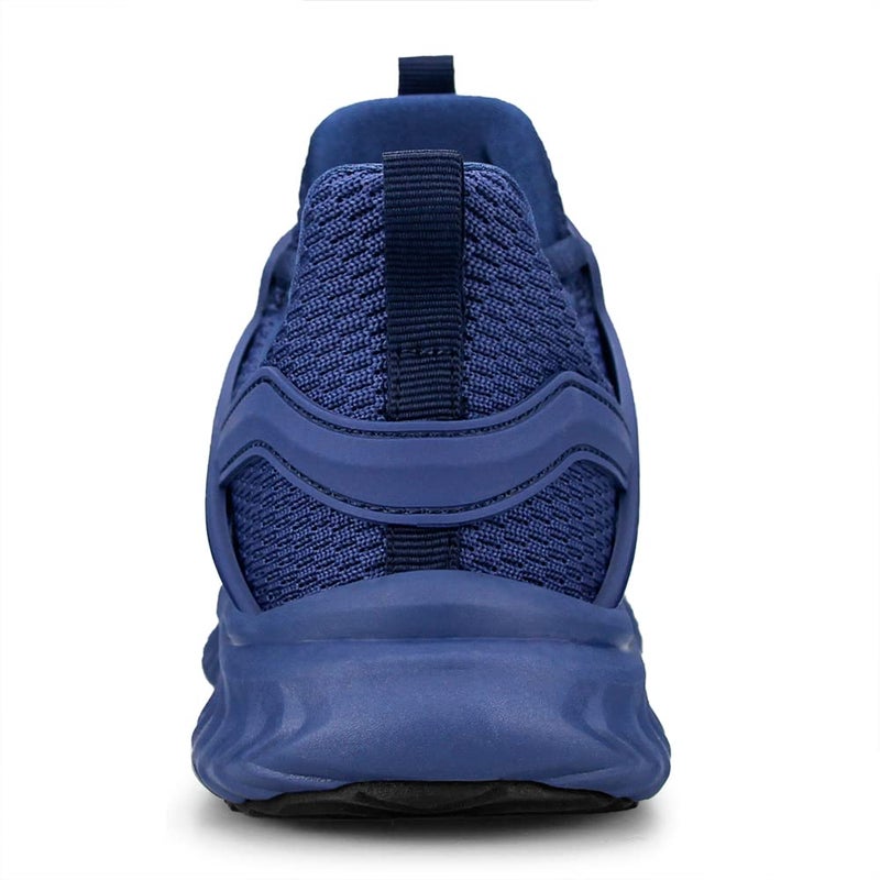 Abboos Non Slip Walking Shoes for Women Slip on Sneakers Womens Casual Lightweight Fashion Tennis Shoes Blue Size 8 - Image 5