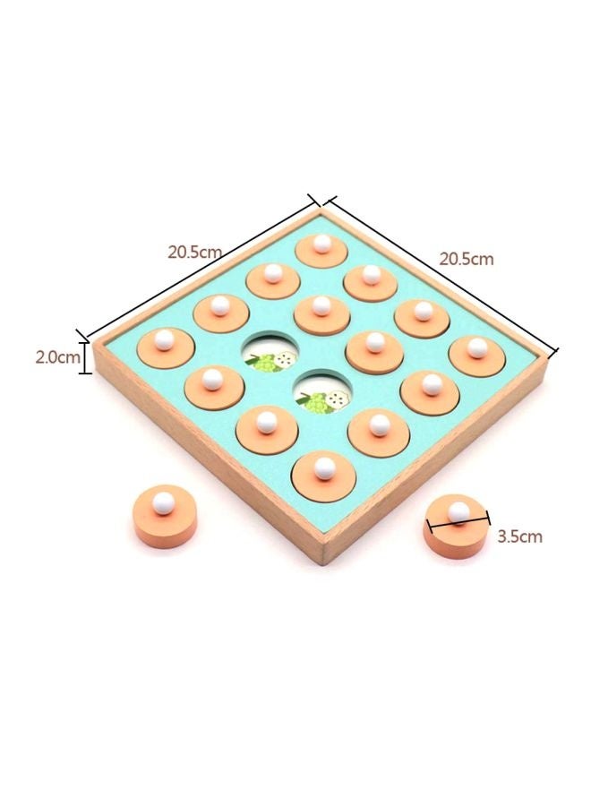Wooden Memory Match Puzzle Game 20.5x8x20.5cm - Image 3