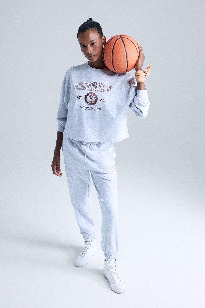 DeFactoFit NBA Brooklyn Nets Sports Sweatshirt - Image 2