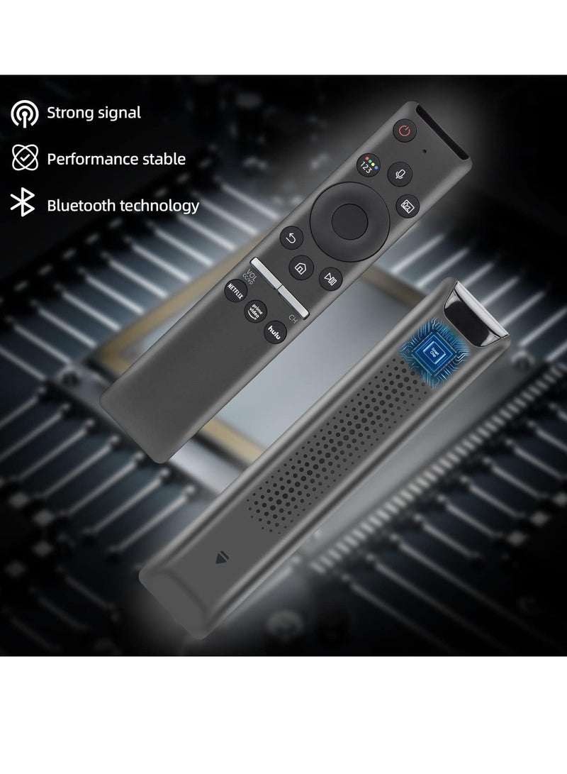 Universal Voice Remote Control for Samsung Smart TV LED QLED 4K 8K UHD Crystal Frame HDR Curved Smart TVs, with Shortcut Buttons for Netflix, Prime Video,