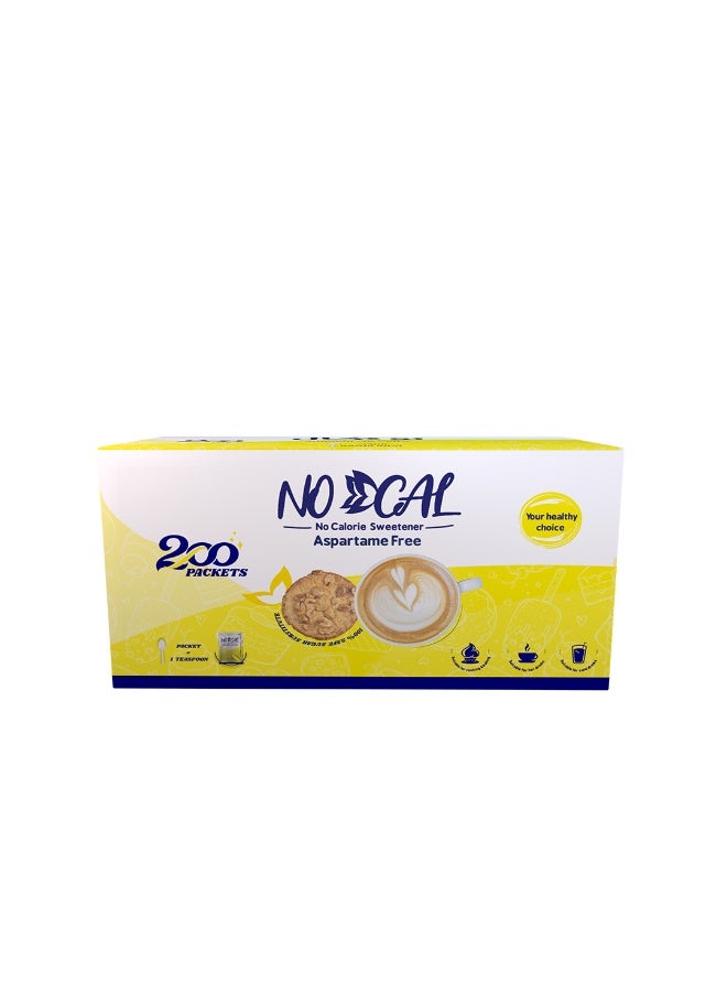 Nocal 200 packet sweetener 1spoon