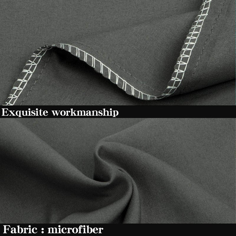 NTBAY Queen Pillowcase Set - 4 Pack Brushed Microfiber 20x30 Pillowcases - Soft, Wrinkle-Free, Fade-Resistant, Stain-Resistant, Dark Grey Pillowcases with Envelope Closure - 20x30 Inches, Dark Grey - Image 2
