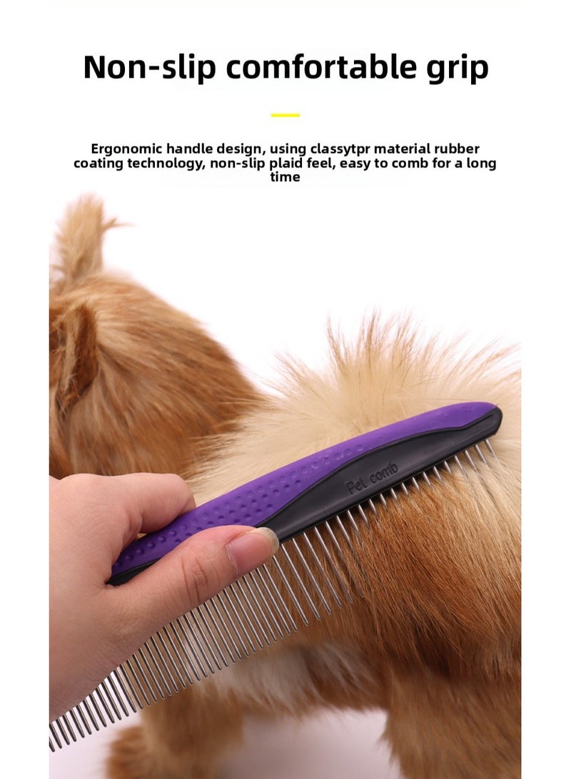 Goolsky Popular Pet Straight-row Comb – Magic Tool for Removing Loose Hair and Untangling Knots of Cats and Dogs - Image 2