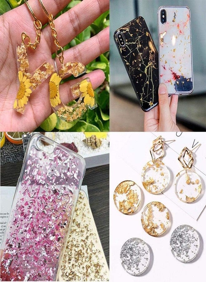 نيل ويند ورق فويل نايل ويند لفن الأظافر | ورق فويل لفن الأظافر | 6 قطع من رقائق الفويل للراتنج | للأظافر، والرسم، والحرف اليدوية، وصنع السلايم، ومجوهرات الراتنج - Image 2