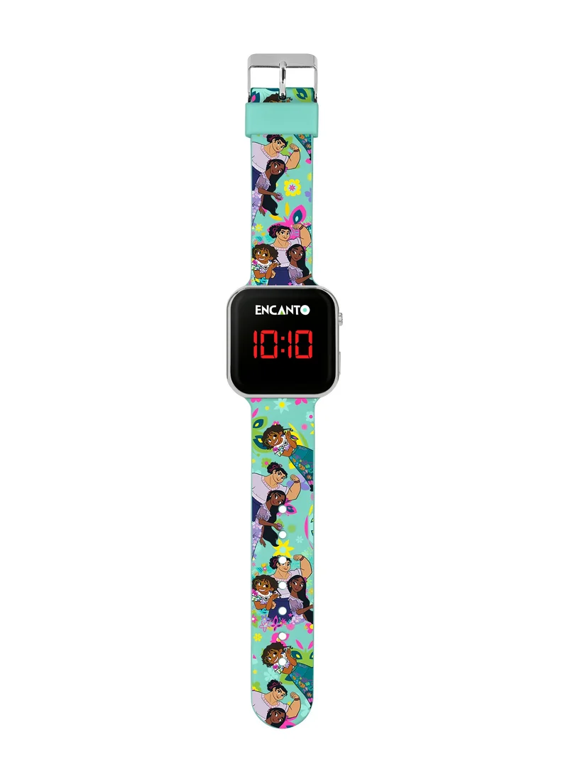 Encanto Encanto Girls LED watch Watch Rose Gold Silicone Strap, ENC4022