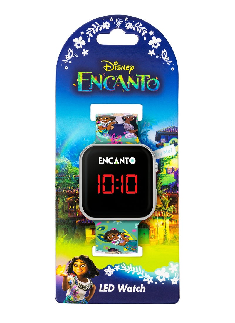 Encanto - Encanto Girls LED watch Watch Rose Gold Silicone Strap, ENC4022 - Image 1