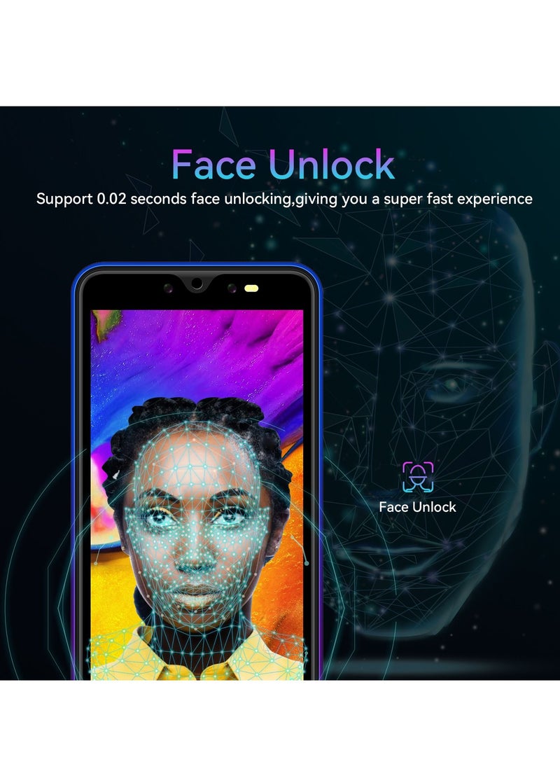 هاتف Mione Q10 المحمول، هاتف ذكي مفتوح بنظام أندرويد عالي الدقة مقاس 5.5 بوصة، ثنائي الشريحة، 2 جيجا بايت رام + 8 جيجا بايت روم، هاتف محمول رباعي النواة، كاميرا واضحة بدقة 2 ميجا بكسل + 5 ميجا بكسل